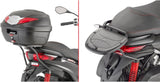 Monolock Blade Black Top Case - 37 Lt Blade Technopolymer - Givi Compatible With Piaggio Mp3 300 Hpe (2019-2024)