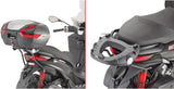 Monokey Trekker Outback Evo Smart Anodized Aluminium Top Case - 42 Lt Trekker Outback Evo Smart Anodized Aluminium - Givi Compatible With Piaggio Mp3 300 Hpe (2019-2024)