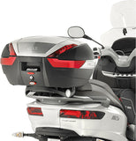 Monokey Trekker Lite Gray Top Case - 35 Lt Trekker Lite Technopolymer - Givi Compatible With Piaggio Mp3 300 Ie Sport (2015-2017)