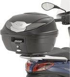 Monolock Alpina Aluminium Top Case - 44 Lt Alpina Aluminium - Givi Compatible With Piaggio Medley 125 - 150 (2016-2019)