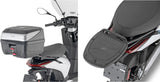 Baúl Monolock Blade Negro Tech 47 Lt Blade Plastico - Givi Compatible Con Piaggio Electric 1 E (2021-2024)