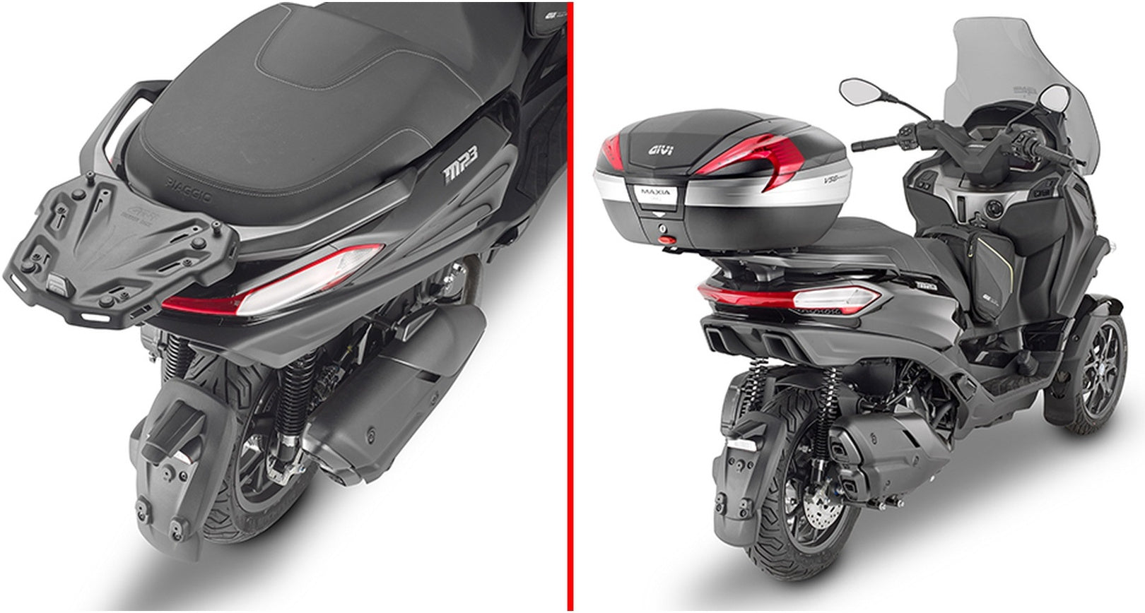 Monokey Trekker Alaska Aluminium Top Case - 56 Lt Trekker Alaska Aluminium - Givi Compatible With Piaggio Mp3 400 Sport Hpe (2022-2024)