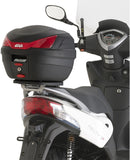 Monolock Blade Black Tech Top Case - 37 Lt Blade Technopolymer - Givi Compatible With Kymco Agility 50 - 125 - 150 R16+ (2014-2024)