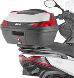 Monokey Trekker Lite Gray Top Case - 35 Lt Trekker Lite Technopolymer - Givi Compatible With Kymco Xtown 125 - 300 (2016-2024)