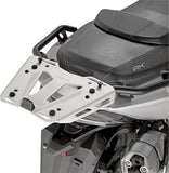 Monolock Simply Iv Black Tech Top Case - 45 Lt Simply Iv Technopolymer - Givi Compatible With Kymco Ak 550 Ets (2017-2024)