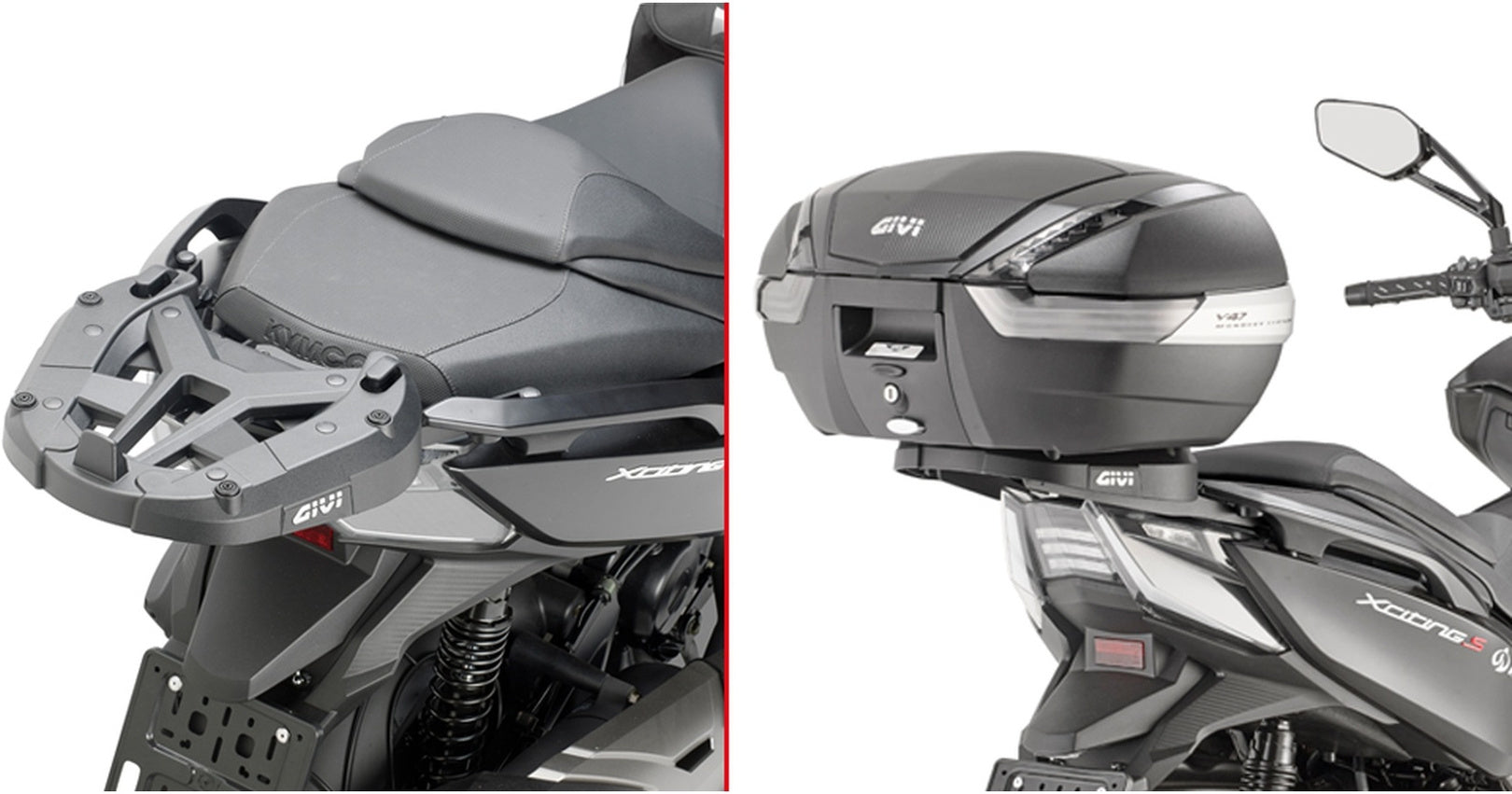 Monokey Trekker Alaska Aluminium Top Case - 56 Lt Trekker Alaska Aluminium - Givi Compatible With Kymco Xciting 400 Vs (2024-2025)