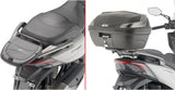 Baúl Monolock Riviera Negro 46 Lt Riviera Plastico - Givi Compatible Con Kymco X-Town 125 - 300 City (2020-2024)