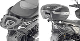 Monolock Alpina Black Aluminium Top Case - 44 Lt Alpina Aluminium - Givi Compatible With Kymco Dtx 360 125 - 300 - 350 (2021-2024)