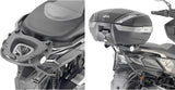 Baúl Monolock Negro 30 Lt Plastico - Givi Compatible Con Kymco Dtx 360 125 - 300 - 350 (2021-2024)
