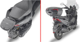 Monolock Black Top Case - 29 Lt Technopolymer - Givi Compatible With Kymco Dink 125 - 150 Flat (2023-2024)