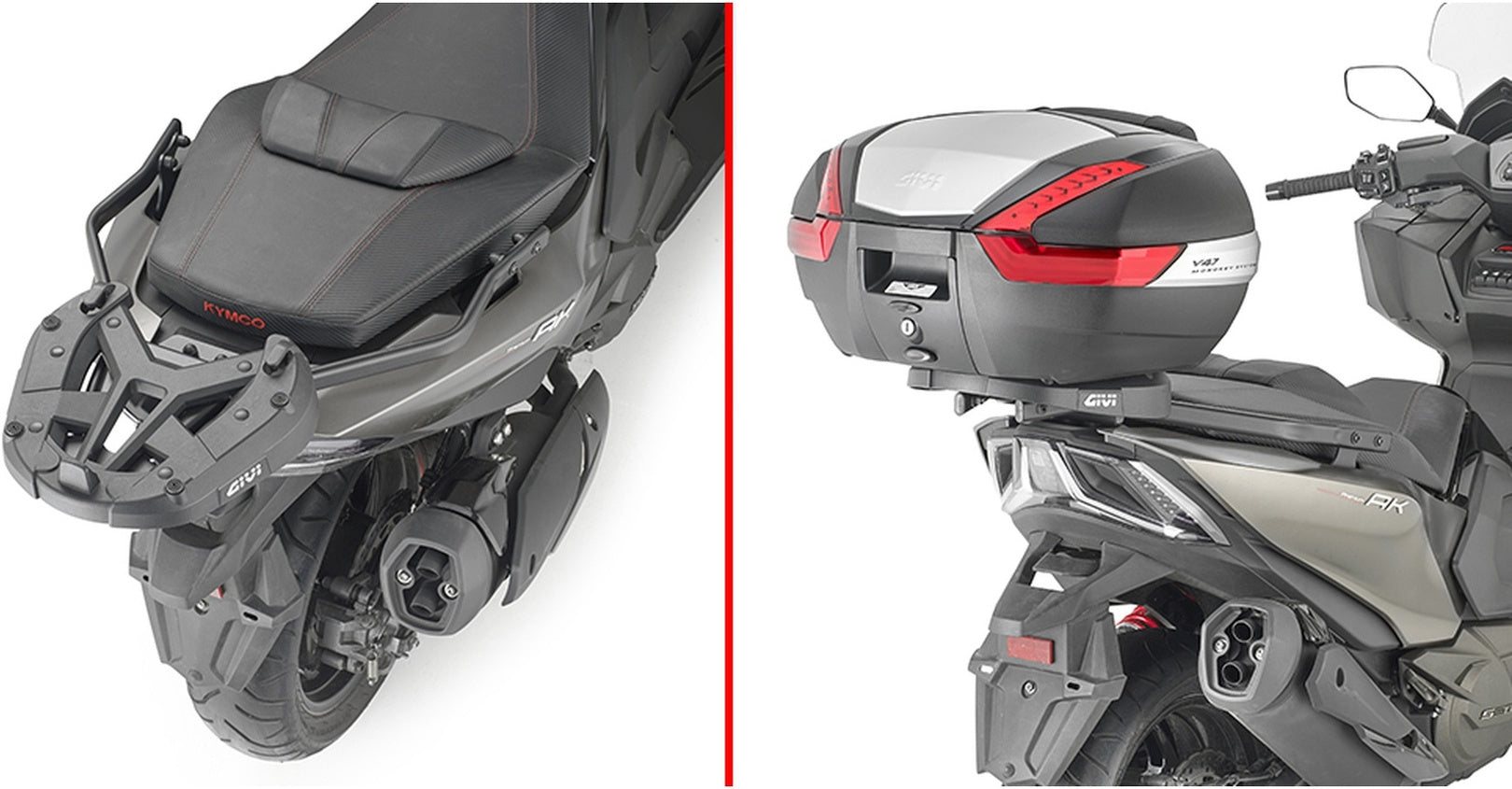 Monokey Trekker Outback Evo Smart Anodized Aluminium Top Case - 42 Lt Trekker Outback Evo Smart Anodized Aluminium - Givi Compatible With Kymco Ak 550 Premium (2023-2024)