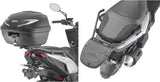 Monolock Blade Black Tech Top Case - 37 Lt Blade Technopolymer - Givi Compatible With Kymco Krv 200 (2023-2024)