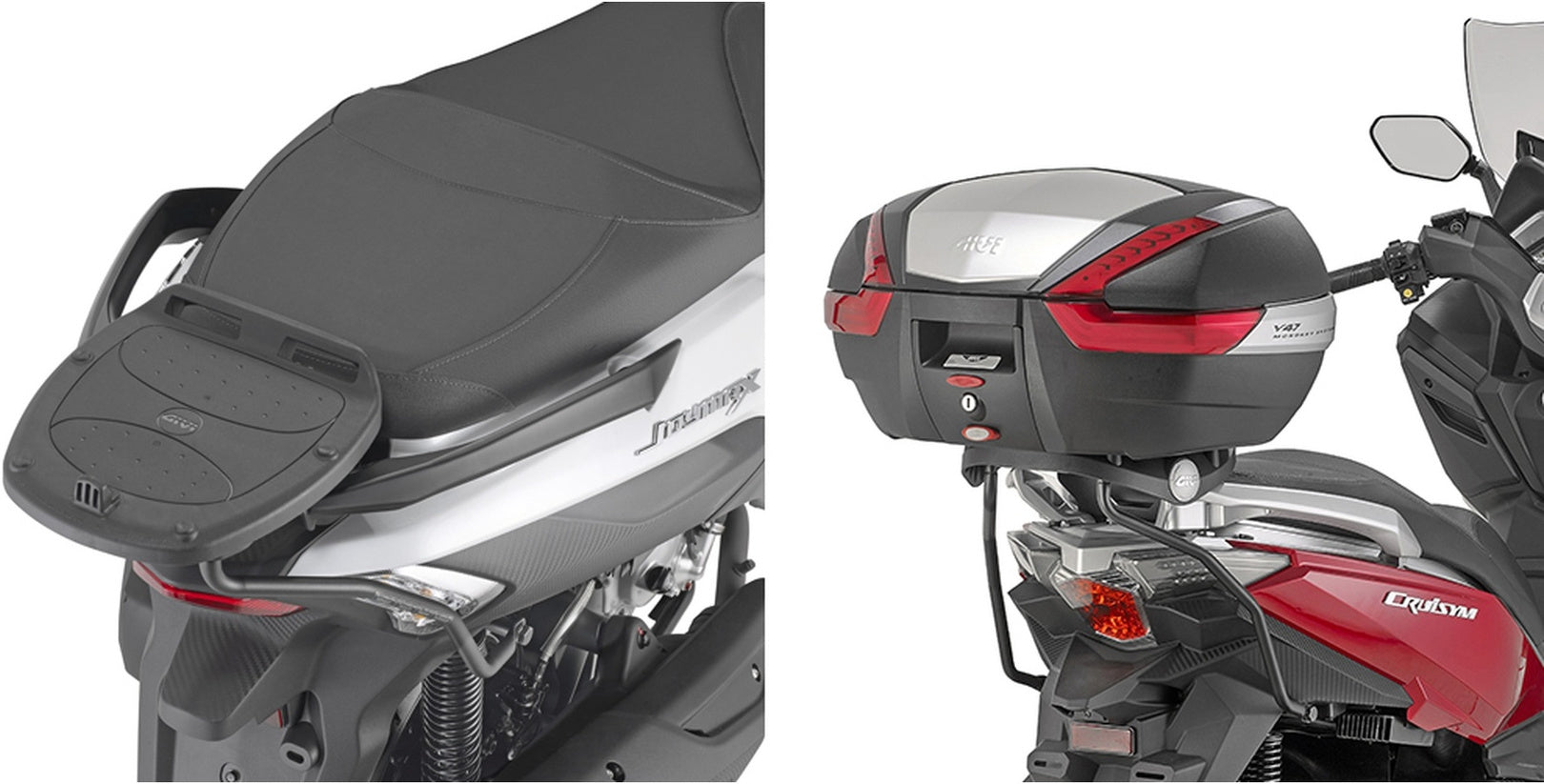Monokey Animal Carrier Top Case - 33 Lt Nylon - Givi Compatible With Sym Joymax 300 Z+ (2021-2024)
