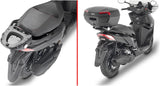 Baúl Monolock Riviera Triple Black 46 Lt Riviera Plastico - Givi Compatible Con Sym Joyride 300 (2022-2024)