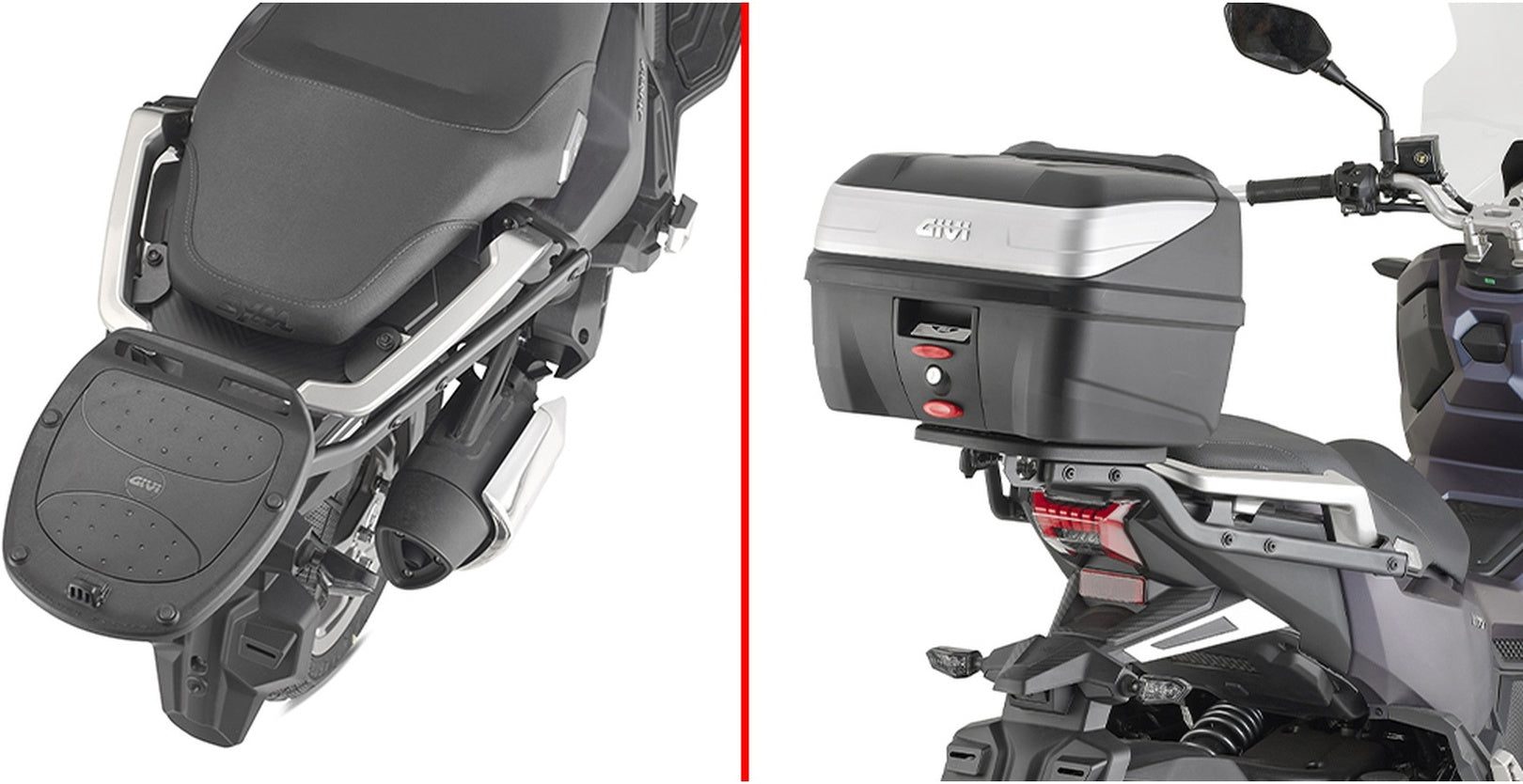 Monolock Alpina Black Aluminium Top Case - 44 Lt Alpina Aluminium - Givi Compatible With Sym Adx 125 (2024)