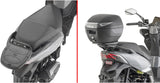 Baúl Monolock Riviera Triple Black 46 Lt Riviera Plastico - Givi Compatible Con Sym Jet 14 Evo 125 - 200 (2024)