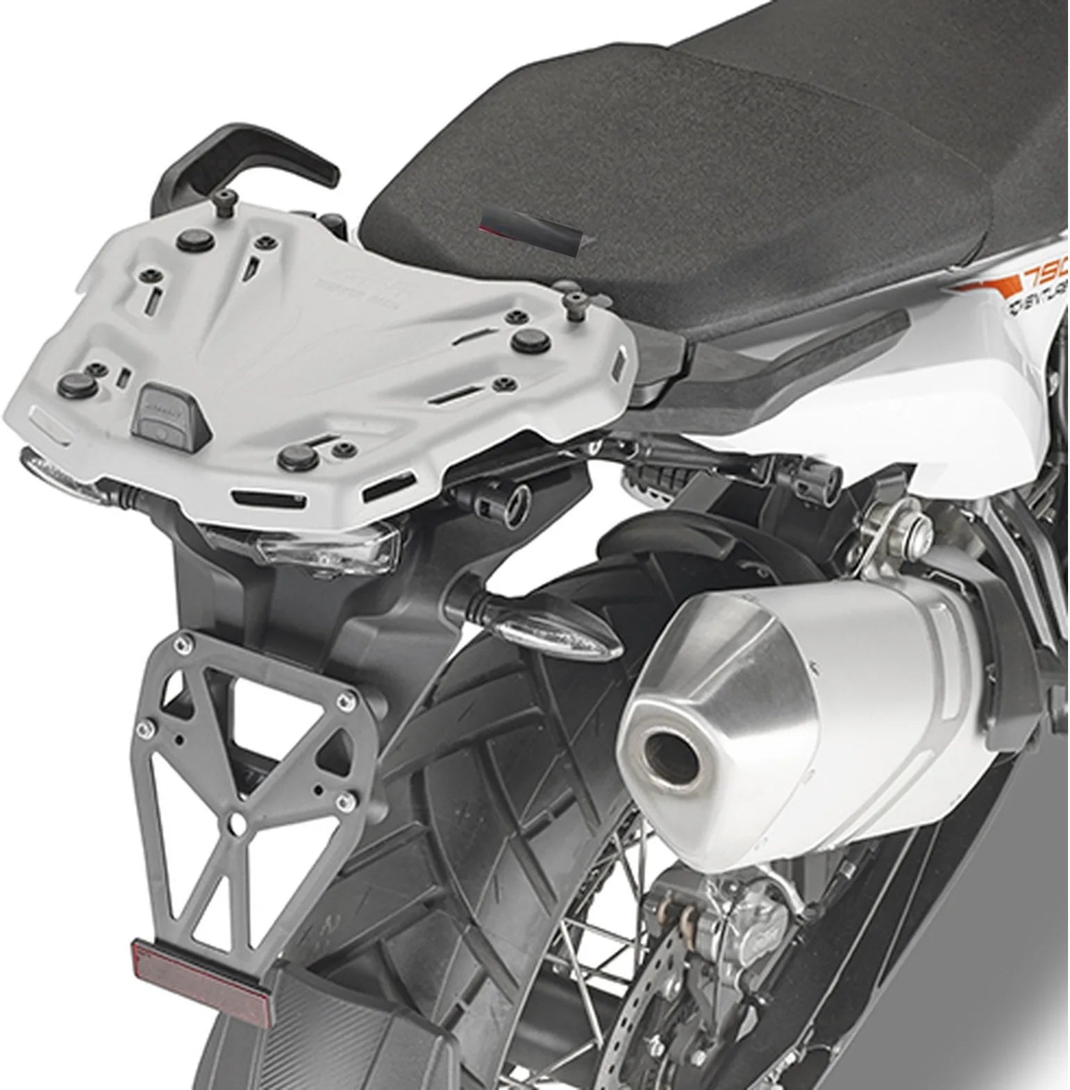 Baúl Monolock Blade Negro Tech 37 Lt Blade Plastico - Givi Compatible Con Ktm 790 Adventure (2019-2020)