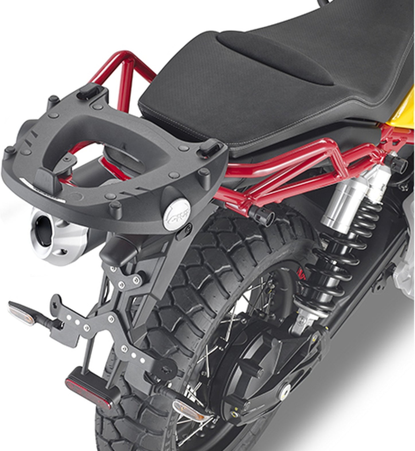 Monolock Black Tech Top Case - 30 Lt C30Nt Technopolymer - Givi Compatible With Moto Guzzi V85 Tt (2019-2023)