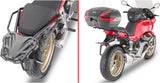 Monokey Trekker Aluminium Top Case - 33 Lt Trekker Aluminium - Givi Compatible With Moto Guzzi V 100 Mandello 1000 (2022-2024)