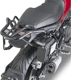 Monolock Alpina Black Aluminium Top Case - 44 Lt Alpina Aluminium - Givi Compatible With Benelli Leoncino 500 - Trail (2017-2024)
