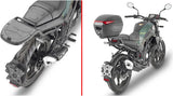 Monolock Blade Black Top Case - 37 Lt Blade Technopolymer - Givi Compatible With Benelli Leoncino 125 (2022-2024)