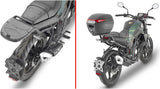 Baúl Monolock Negro Tech 30 Lt Plastico - Givi Compatible Con Benelli Leoncino 125 (2022-2024)