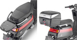 Monolock Silver Top Case - 32 Lt Technopolymer - Givi Compatible With Niu Nqi (2019-2024)