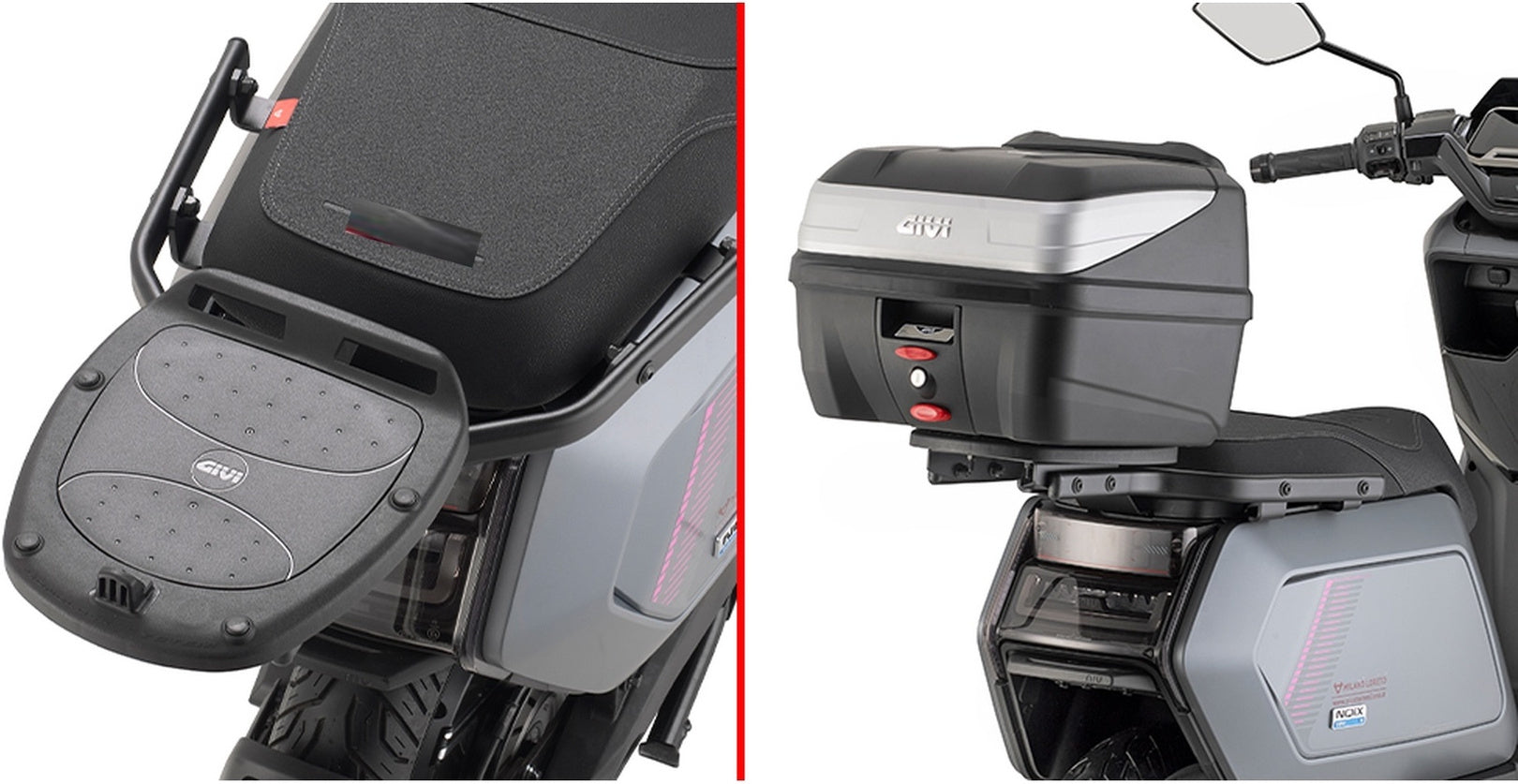 Monokey Trekker Alaska Aluminium Top Case - 44 Lt Trekker Alaska Aluminium - Givi Compatible With Niu Nqix 150 - 300 (2025)