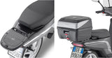 Baúl Monolock Negro 30 Lt Plastico - Givi Compatible Con Askoll Ngs3 (2020-2024)