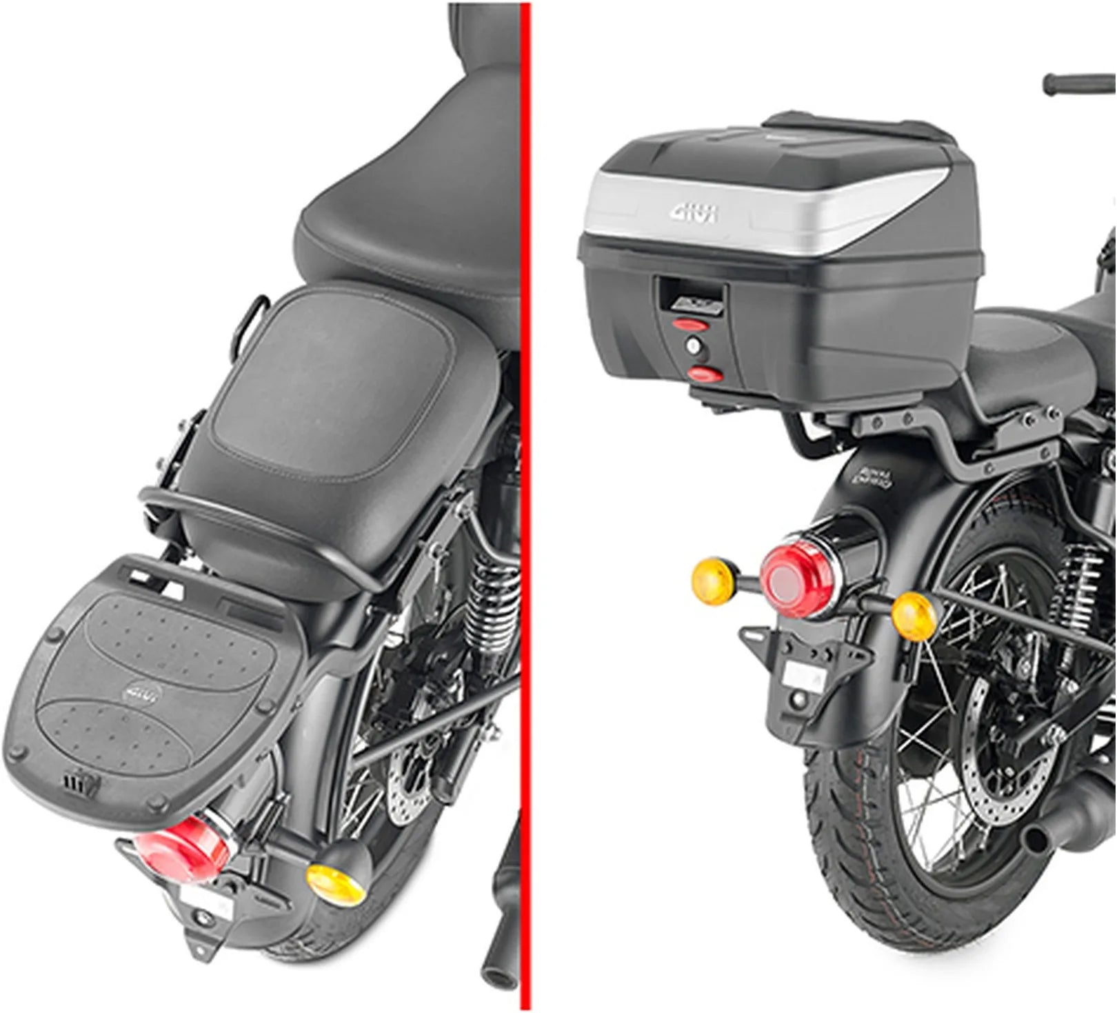 Adaptador Posterior Para Maleta Monolock - Givi Compatible Con Royal Enfield Classic 350 (2022-2024)