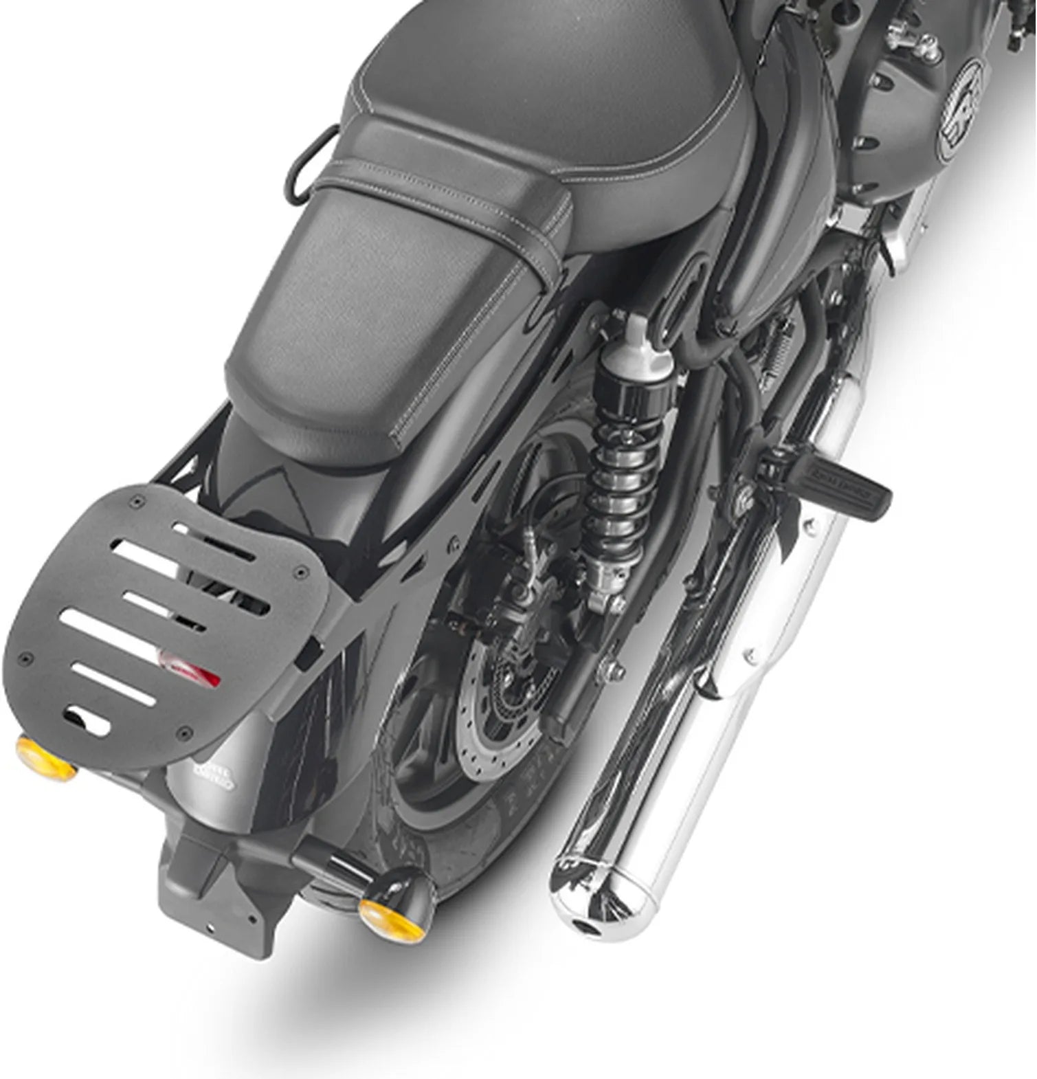 Baúl Monokey Arena Negro Tech 45 Lt Arena Plastico - Givi Compatible Con Royal Enfield Super Meteor 650 (2023-2024)