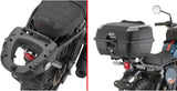 Monolock Black Tech Top Case - 30 Lt Technopolymer - Givi Compatible With Royal Enfield Bear 650 (2025)