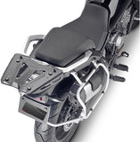 Monokey Trekker Outback Evo Smart Black Aluminium Top Case - 58 Lt Trekker Outback Evo Smart Aluminium - Givi Compatible With Cfmoto 800 Mt (2022-2024)