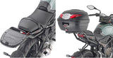 Monolock Black Top Case - 29 Lt Technopolymer - Givi Compatible With Voge Trofeo 300 Ac (2020-2024)