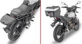 Monolock Black Top Case - 30 Lt Technopolymer - Givi Compatible With Voge Trofeo 300 Ac Scrambler (2022-2024)
