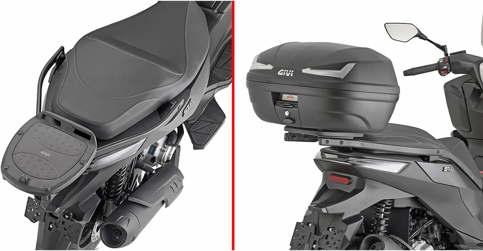 Baúl Monolock Alpina Aluminio 44 Lt Alpina Aluminio - Givi Compatible Con Voge Sr3 250 (2024)