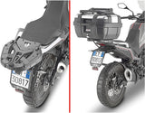 Monokey Trekker Outback Evo Smart Black Aluminium Top Case - 42 Lt Trekker Outback Evo Smart Aluminium - Givi Compatible With Moto Morini X-Cape 649 (2021-2024)