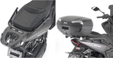 Baúl Monolock Riviera Triple Black 46 Lt Riviera Plastico - Givi Compatible Con Wottan Storm S 300 (2022-2024)