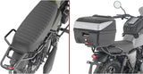 Monolock Silver Top Case - 32 Lt Technopolymer - Givi Compatible With Brixton Cromwell 125 (2022-2024)