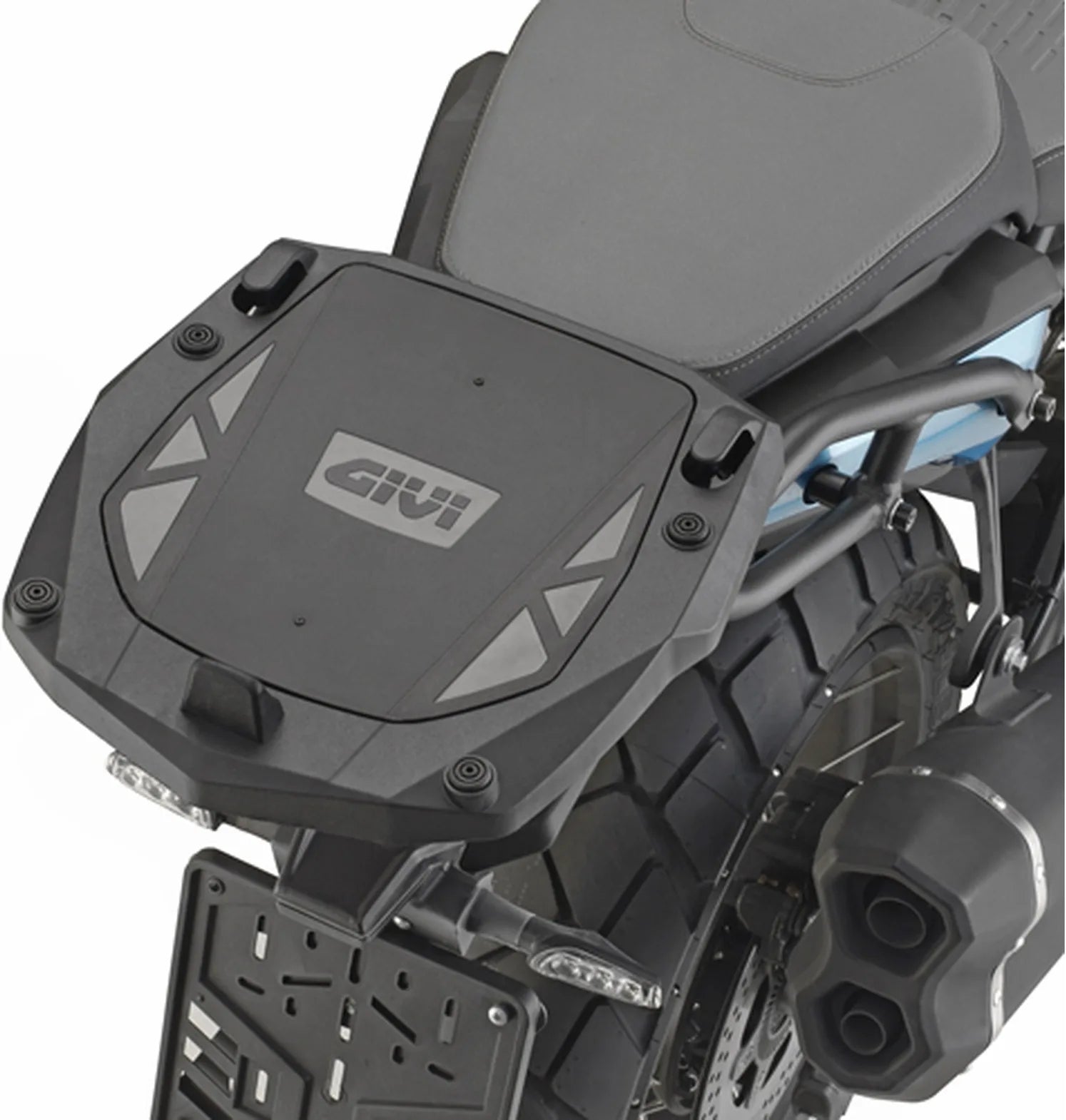 Baúl Monokey Arena Negro 45 Lt Arena Plastico - Givi Compatible Con Qj Motor Srt 600 Sx (2024)