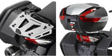Monokey Trekker Aluminium Top Case - 52 Lt 6Kg Trekker Aluminium - Givi Compatible With Yamaha Fjr 1300 (2006-2012)