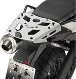 Monokey Trekker Alaska Black Aluminium Top Case - 56 Lt 6Kg Trekker Alaska Aluminium - Givi Compatible With Bmw F 700 Gs (2013-2017)