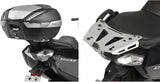 Baúl Monokey Carbon Look 47 Lt Plastico - Givi Compatible Con Bmw C 650 Gt (2012-2020)