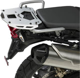 Monokey Trekker Outback Evo Smart Black Aluminium Top Case - 42 Lt 6Kg Trekker Outback Evo Smart Aluminium - Givi Compatible With Triumph Tiger 800 - Xc - Xr (2011-2017)