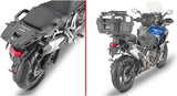 Monokey Carbon Look Top Case - 47 Lt Technopolymer - Givi Compatible With Triumph Tiger 1200 Gt Explorer (2022-2024)