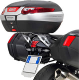 Monokey Silver Tech Top Case - 47 Lt Technopolymer - Givi Compatible With Bmw K 1200 R (2005-2008)