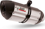 Tubo De Escape Sin Catalizador Y Con Homologación Acústica Suono Acero Carbono - Mivv Compatible Con Bmw K 1200 S (2005-2008)