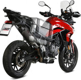 Tubo De Escape Con Homologación Acústica Oval Titano - Mivv Compatible Con Triumph Tiger 900 - Gt - Pro (2021-2024)