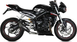 Tubo De Escape Sin Catalizador Y Sin Homologación Acústica X-M5 Acero Negro Carbono - Mivv Compatible Con Triumph Street Triple 765 R (2017-2022)