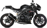 Tubo De Escape Con Homologación Acústica Delta Race Acero Negro Carbono - Mivv Compatible Con Triumph Speed Triple R - S (2018-2020)